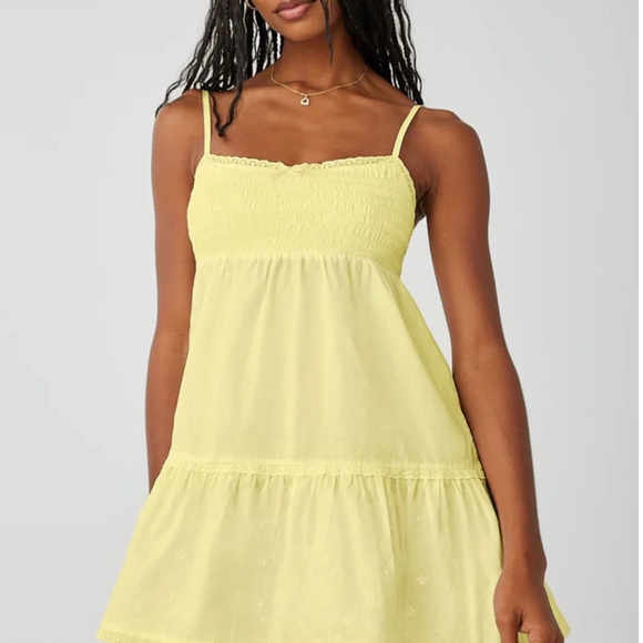Frankies Bikinis Baby Embroidered Mini Dress - Picture 1 of 5